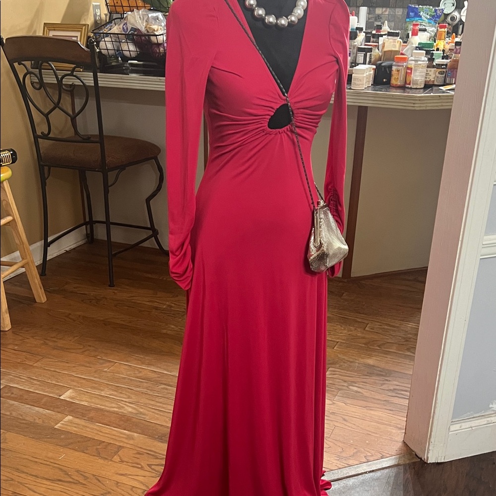 Elegant Red Evening Gown